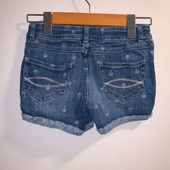 George girls palm tree print cut off shorts - Picture 2 of 3